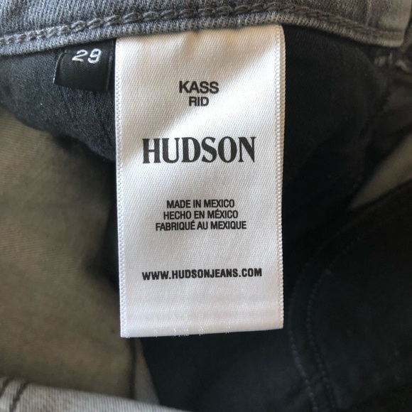 Hudson Kass Straight Ankle Jean Ride NWT Size 29 - Picture 4 of 14
